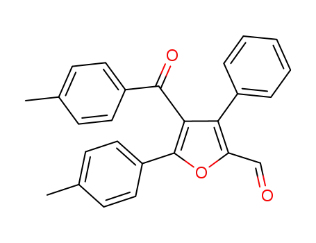 4-(4-methylbenzoyl)-3-phenyl-5-(4-tolyl)furan-2-carbaldehyde