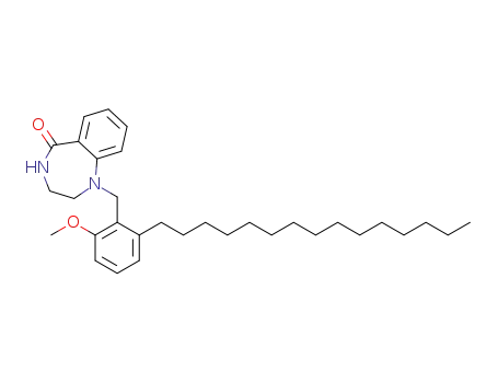 1-(2-methoxypentadecylbenzyl)-3,4-dihydro-1H-benzo[e][1,4]diazepin-5(2H)-one