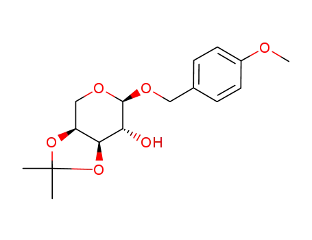 1-O-(p-methoxybenzyl)-3,4-O-isopropylidene-α-L-arabinopyranoside