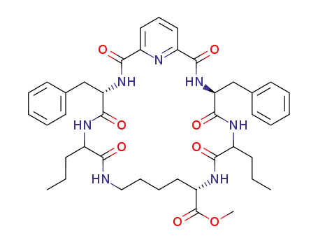 C<sub>42</sub>H<sub>53</sub>N<sub>7</sub>O<sub>8</sub>