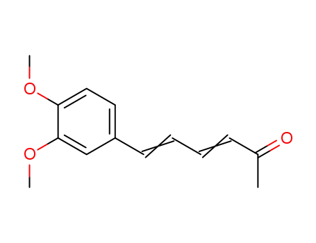 Molecular Structure of 55047-63-7 (3,5-Hexadien-2-one, 6-(3,4-dimethoxyphenyl)-)