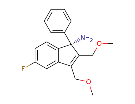 (S)-5-fluoro-2,3-bis(methoxymethyl)-1-phenyl-1H-inden-1-amine