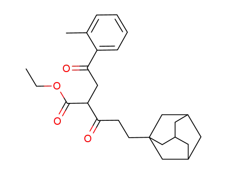 5-adamantan-1-yl-3-oxo-2-(2-oxo-2-<i>o</i>-tolyl-ethyl)-pentanoic acid ethyl ester