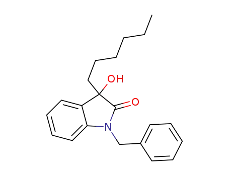 1-benzyl-3-hexyl-3-hydroxyindolin-2-one
