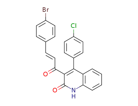 (E)-3-[3-(4-bromophenyl)acryloyl]-4-(4-chlorophenyl)quinolin-2(1H)-one
