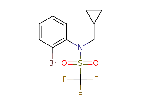 N-(2-bromophenyl)-N-(cyclopropylmethyl)-1,1,1-trifluoromethanesulfonamide