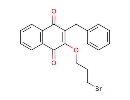2-benzyl-3-((3-bromopropyl)oxy)naphthalene-1,4-dione