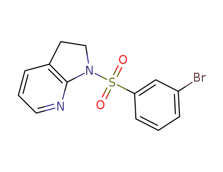 1-(3-bromophenylsulfonyl)-2,3-dihydro-1H-pyrrolo[2,3-b]pyridine
