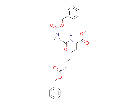 N-benzyloxycarbonyl aziridine-2-carboxyl-(Nε-benzyloxycarbonyl)lysine methyl ester