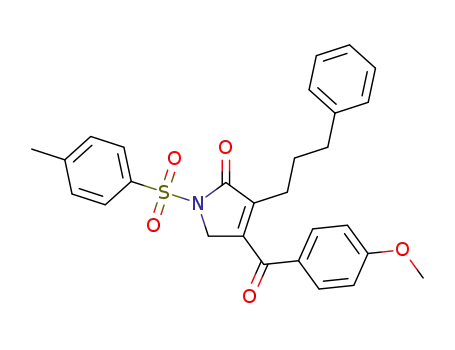 4-(4-methoxybenzoyl)-3-(3-phenylpropyl)-1-tosyl-1H-pyrrol-2(5H)-one
