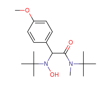 N-(tert-butyl)-2-(tert-butyl(hydroxy)amino)-2-(4-methoxyphenyl)-N-methylacetamide