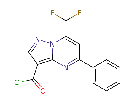 7-디플루오로메틸-5-페닐-피라졸로[1,5-A]피리미딘-3-염화카르보닐