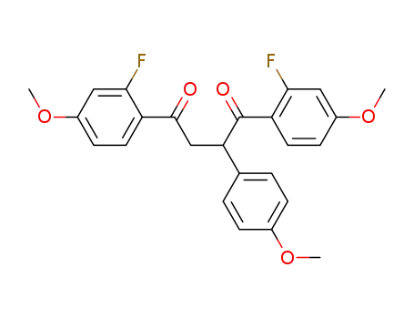 1,4-bis(2-fluoro-4-methoxyphenyl)-2-(4-methoxyphenyl)butane-1,4-dione