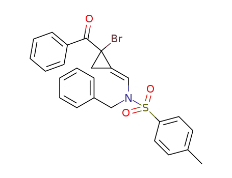 (E)-N-((2-benzoyl-2-bromocyclopropylidene)methyl)-N-benzyl-4-methylbenzenesulfonamide