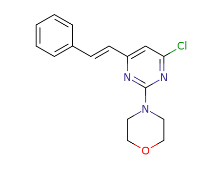 (E)-4-(4-chloro-6-styrylpyrimidin-2-yl)morpholine