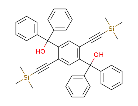 1,4-bis[(trimethylsilyl)ethynyl]-2,5-diphenylhydroxymethylbenzene