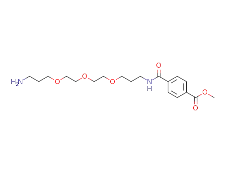 N-(3-(2-[2-(3-aminopropoxy)ethoxy]ethoxy)propyl)terephthalamic acid methyl ester