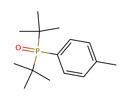 Molecular Structure of 55454-48-3 (Phosphine oxide, bis(1,1-dimethylethyl)(4-methylphenyl)-)