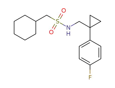 Molecular Structure of 1376323-02-2 (C<sub>17</sub>H<sub>24</sub>FNO<sub>2</sub>S)