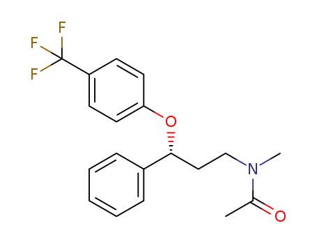 (R)-N-methyl-N-{3-phenyl-3-[4-trifluoromethyl]phenoxylpropyl}acetamide