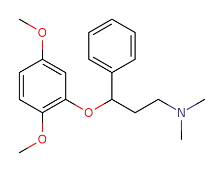 Molecular Structure of 1342798-05-3 ([3-(2,5-dimethoxy-phenoxy)-3-phenylpropyl]dimethylamine)