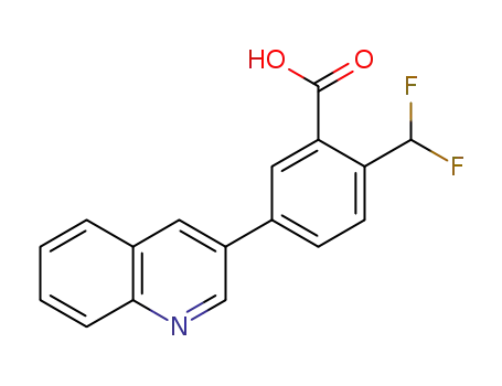 2-(difluoromethyl)-5-(quinolin-3-yl)benzoic acid