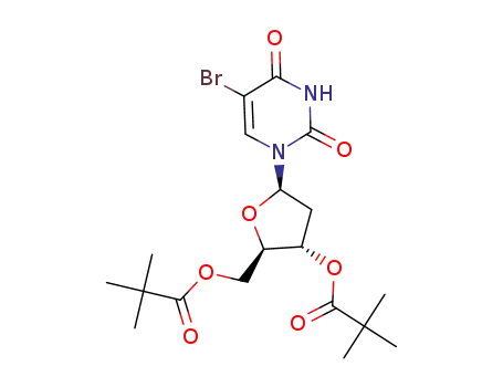 5-bromo-O<sup>3′</sup>,O<sup>5′</sup>-dipivaloyl-2′-deoxyuridine