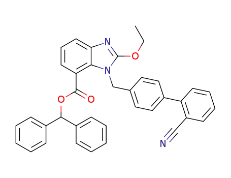 benzhydryl 1-((2'-cyanobiphenyl-4-yl)methyl)-2-ethoxy-1Hbenzo[d]imidazole-7-carboxylate