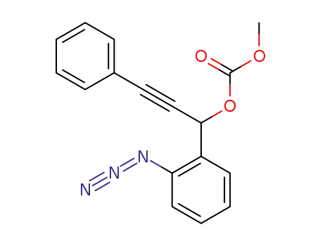 1-(2-azidophenyl)-3-phenylprop-2-yn-1-yl methyl carbonate