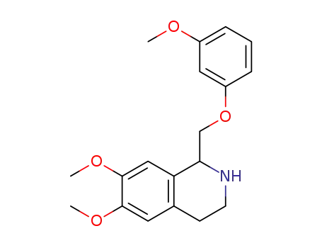 6,7-dimethoxy-1-((4-methoxyphenoxy)methyl)-1,2,3,4-tetrahydroisoquinoline