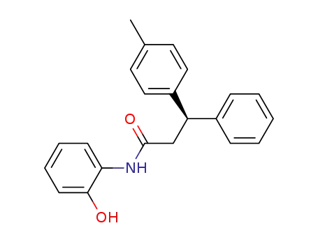 (3R)-N-(2-hydroxyphenyl)-3-(4-methylphenyl)-3-phenylpropanamide