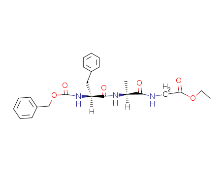 Glycine, N-[N-[N-[(phenylmethoxy)carbonyl]-L-phenylalanyl]-L-alanyl]-, ethyl ester