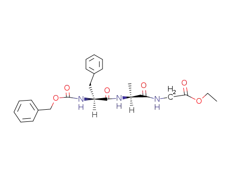 Molecular Structure of 6114-03-0 (Glycine, N-[N-[N-[(phenylmethoxy)carbonyl]-L-phenylalanyl]-L-alanyl]-,
ethyl ester)