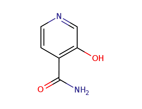 Molecular Structure of 10128-73-1 (4-Pyridinecarboxamide,3-hydroxy-(9CI))