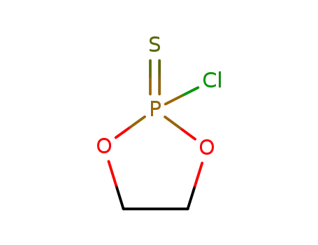 Molecular Structure of 32847-69-1 (1,3,2-Dioxaphospholane, 2-chloro-, 2-sulfide)