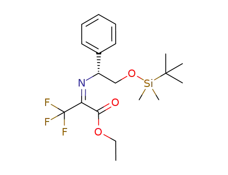 (1R)-N-[(E)-1-ethoxycarbonyl-2,2,2-trifluoroethylidene]-(2-tert-butyldimethylsilyloxy-1-phenylethyl)amine
