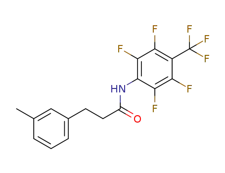 N-(2,3,5,6-tetrafluoro-4-(trifluoromethyl)phenyl)-3-(m-tolyl)propanamide