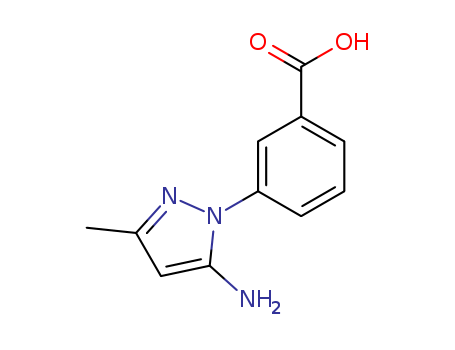 3-(5-Amino-3-methyl-1H-pyrazol-1-yl)benzoic acid