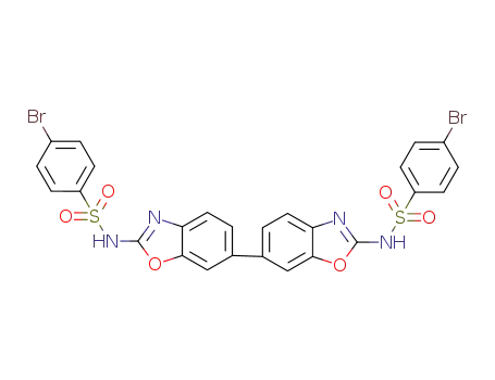 Molecular Structure of 1342307-99-6 (C<sub>26</sub>H<sub>16</sub>Br<sub>2</sub>N<sub>4</sub>O<sub>6</sub>S<sub>2</sub>)
