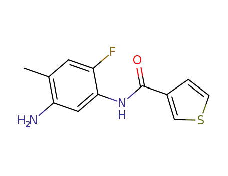N-(5-amino-2-fluoro-4-methylphenyl)thiophene-3-carboxamide