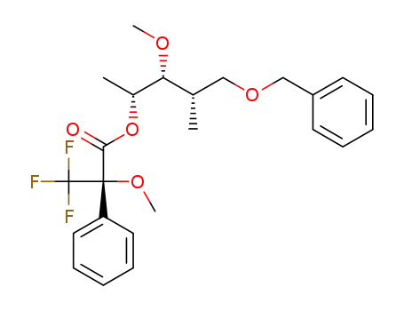 (2R,3R,4S)-3-methoxy-4-methyl-5-(phenylmethoxy)pentan-2-yl (2S)-2-methoxy-2-phenyl-2-trifluoromethylacetate