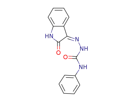 Molecular Structure of 1421700-41-5 (1H-indole-2,3-dione 3-(N-phenylsemicarbazone))