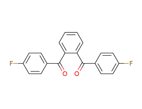 Molecular Structure of 132980-70-2 (Methanone, 1,2-phenylenebis[(4-fluorophenyl)-)