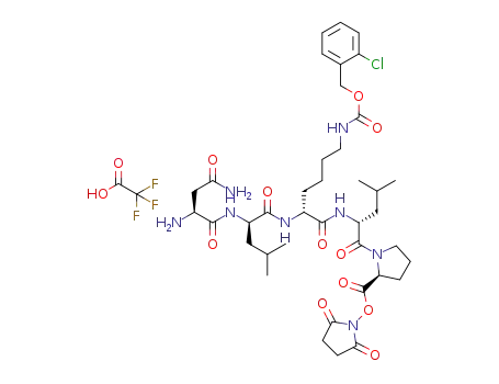 H-Asn-D-Leu-D-Lys(Cl-Z)-D-Leu-Pro-OSu trifluoroacetate
