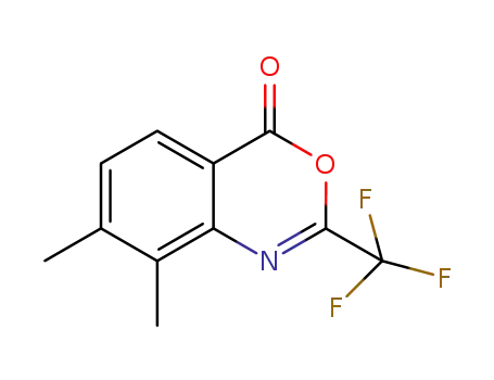 7,8-dimethyl-2-(trifluoromethyl)-4H-3,1-benzooxazin-4-one