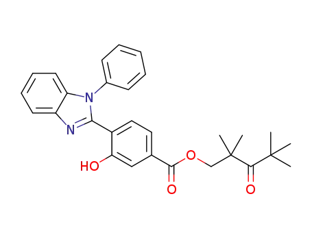 2,2,4,4-tetramethyl-3-oxopentyl 3-hydroxy-4-(N-phenylbenzimidazol-2-yl)benzoate