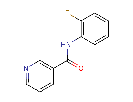 3-Pyridinecarboxamide,N-(2-fluorophenyl)- cas  84951-68-8