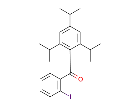 Molecular Structure of 1597428-24-4 (2-iodo-2',4',6'-triisopropylbenzophenone)