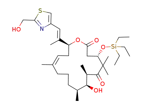 (Z)-(4S,7R,8S,9S,16S)-8-Hydroxy-16-[(E)-2-(2-hydroxymethyl-thiazol-4-yl)-1-methyl-vinyl]-5,5,7,9,13-pentamethyl-4-triethylsilanyloxy-oxacyclohexadec-13-ene-2,6-dione