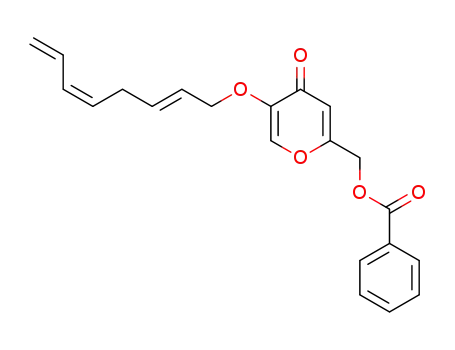 Benzoic acid 5-[((2E,5Z)-octa-2,5,7-trienyl)oxy]-4-oxo-4H-pyran-2-ylmethyl ester